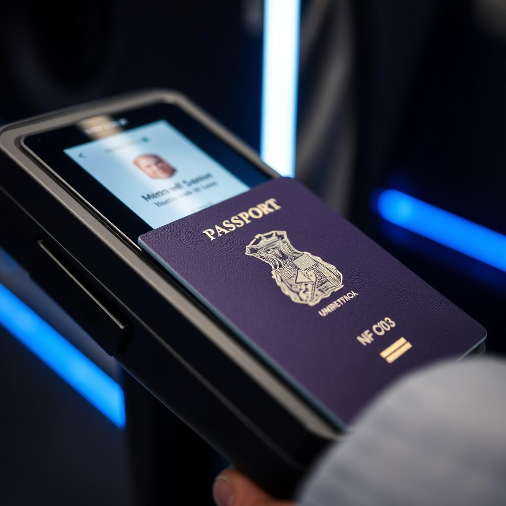 NFC芯片护照扫描演示