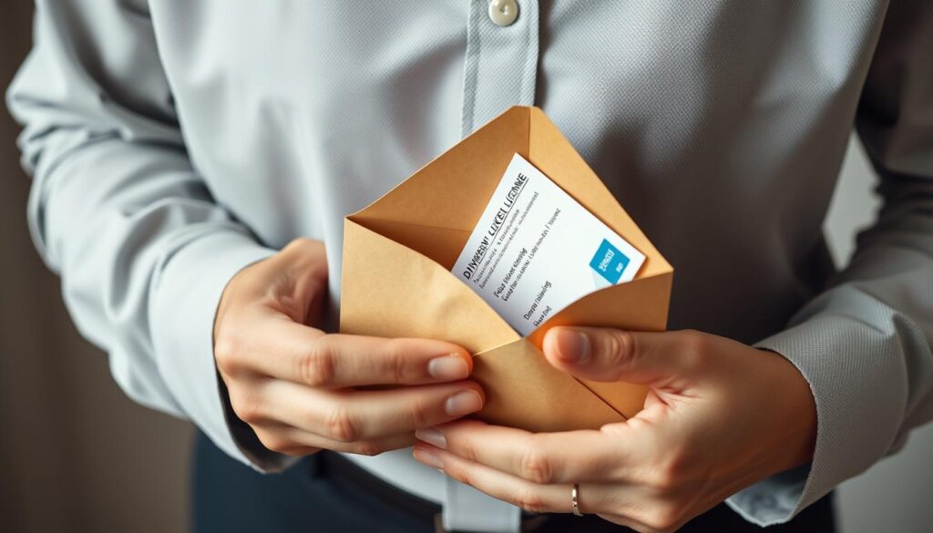 Person receiving driver's license package where can I get a driver's license online