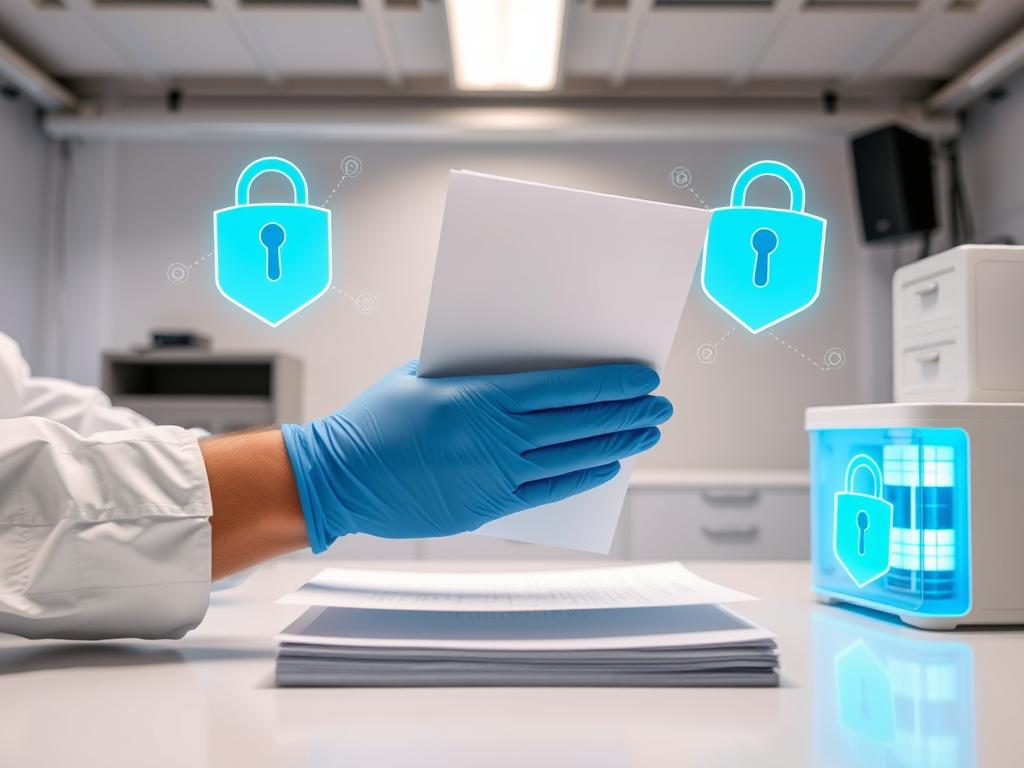 Secure handling of Social Security card with privacy protection