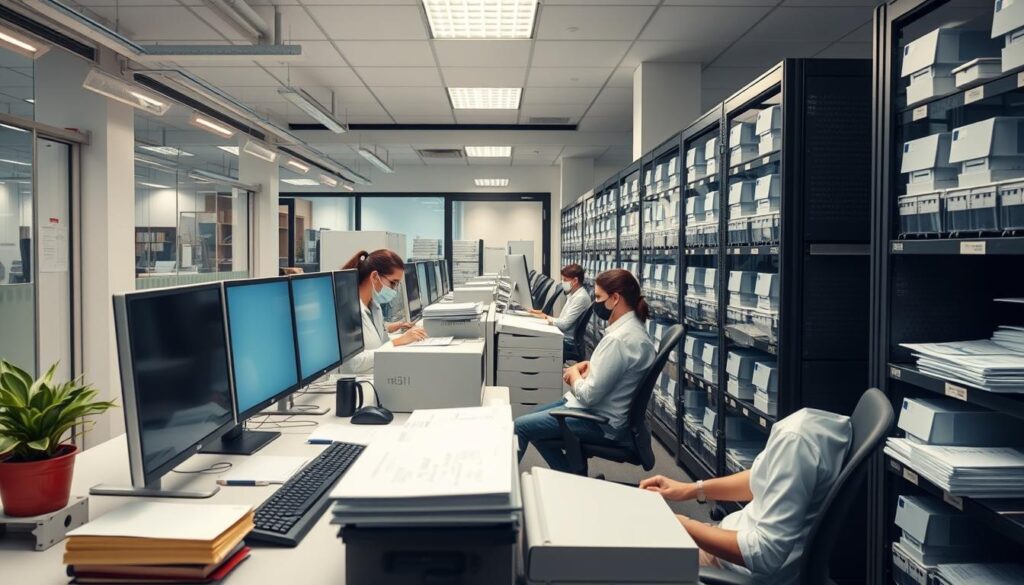 Smart Documents Empire secure document processing facility