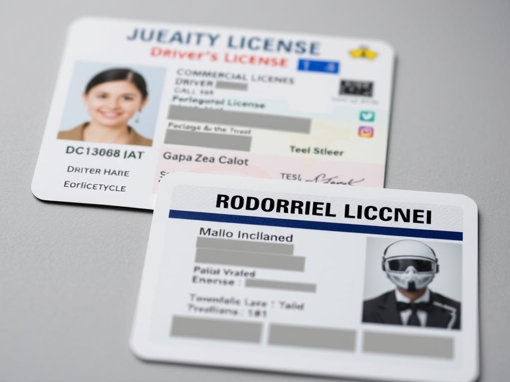 Specialty driver's licenses and permits