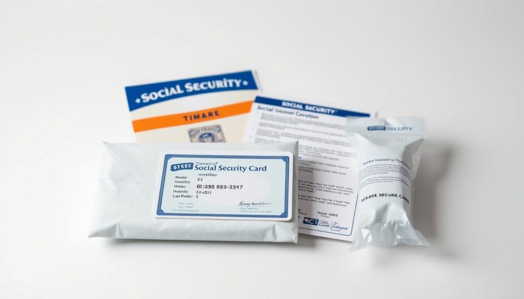 Standard Social Security card replacement package
