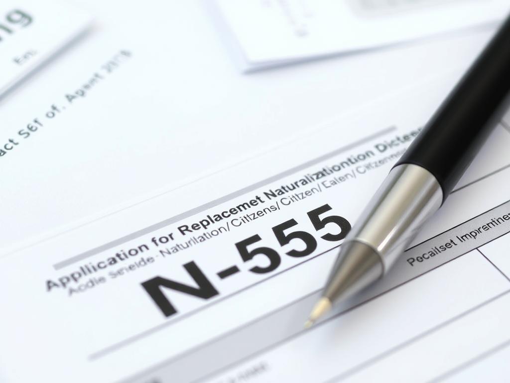 USCIS N-565 form for certificate replacement