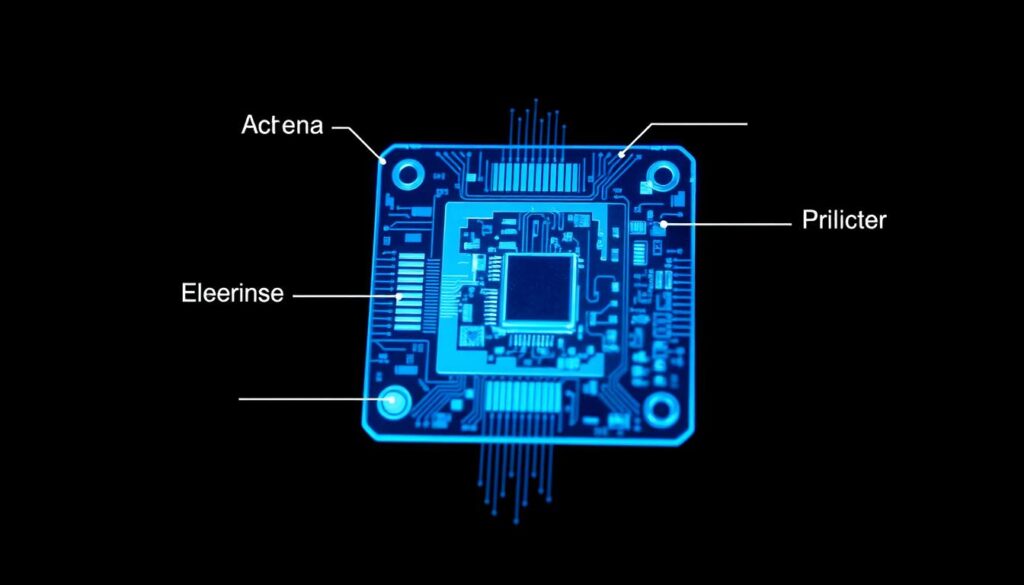 internal structure of NFC chip in Hong Kong passport