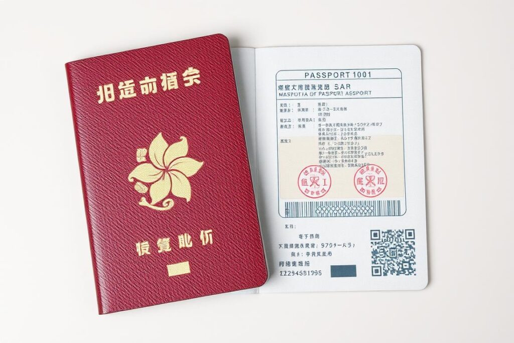 中国香港特别行政区护照样本