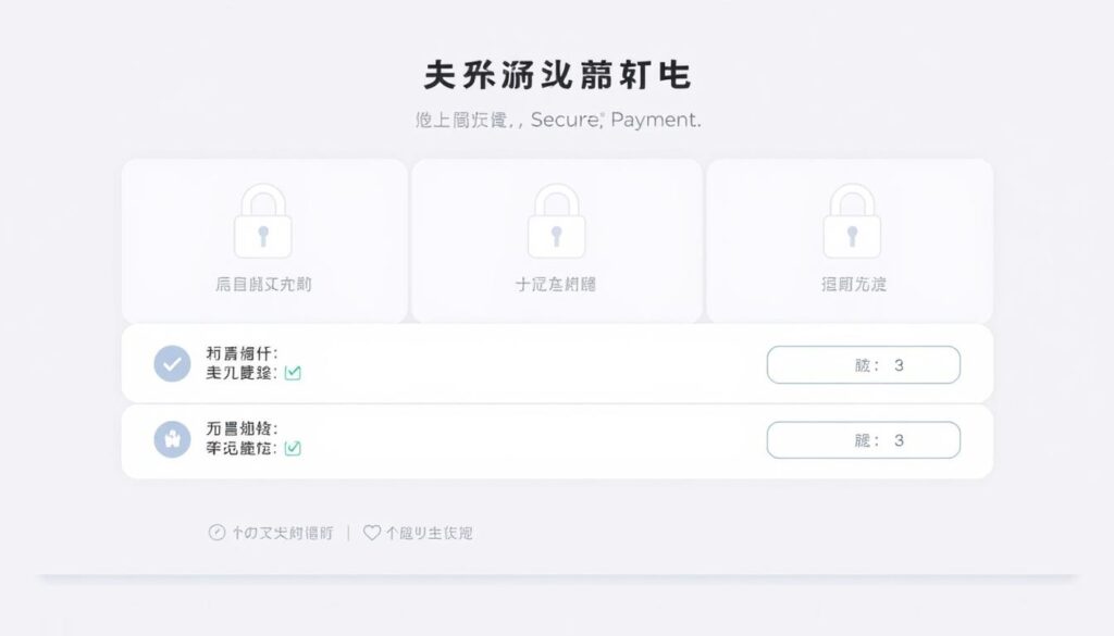 安全支付流程展示