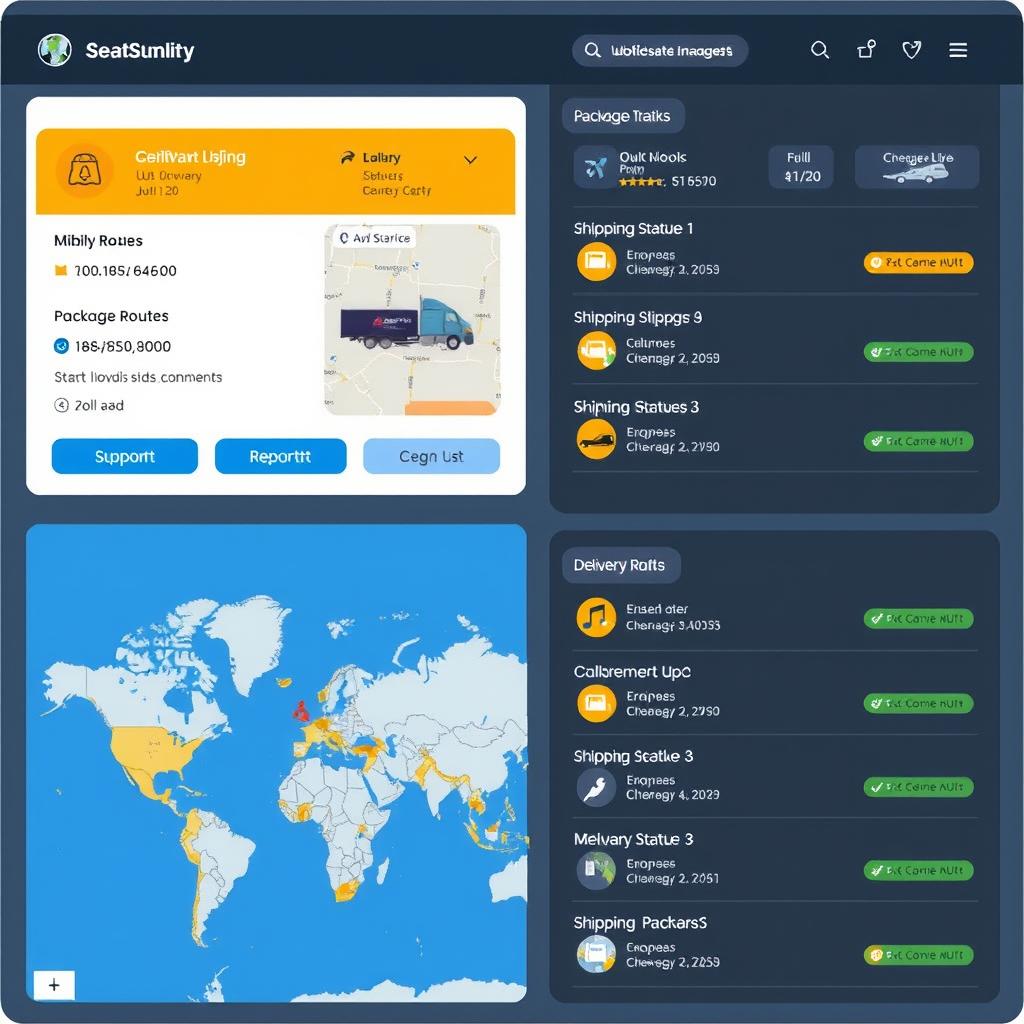 全球配送与物流追踪系统