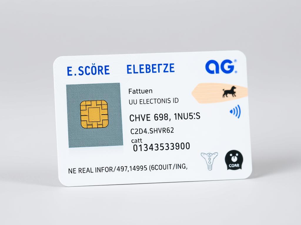 欧盟电子身份证样本