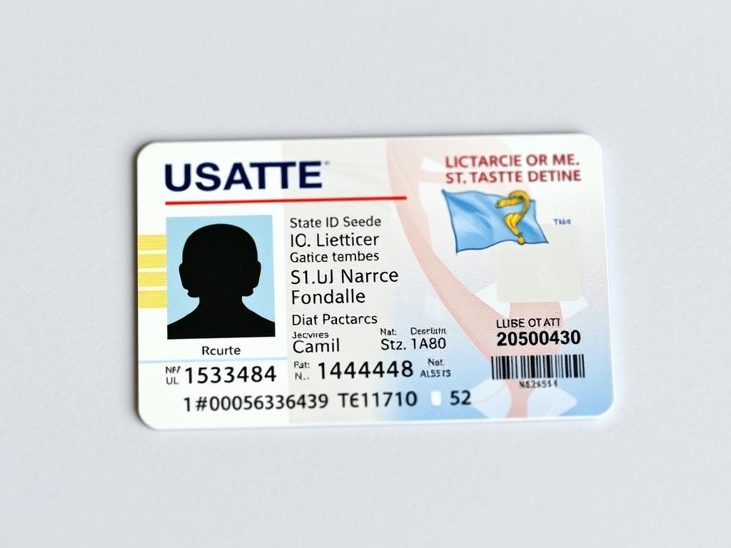 美国州ID卡样本展示