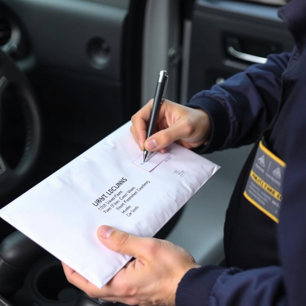receive driving license by courier